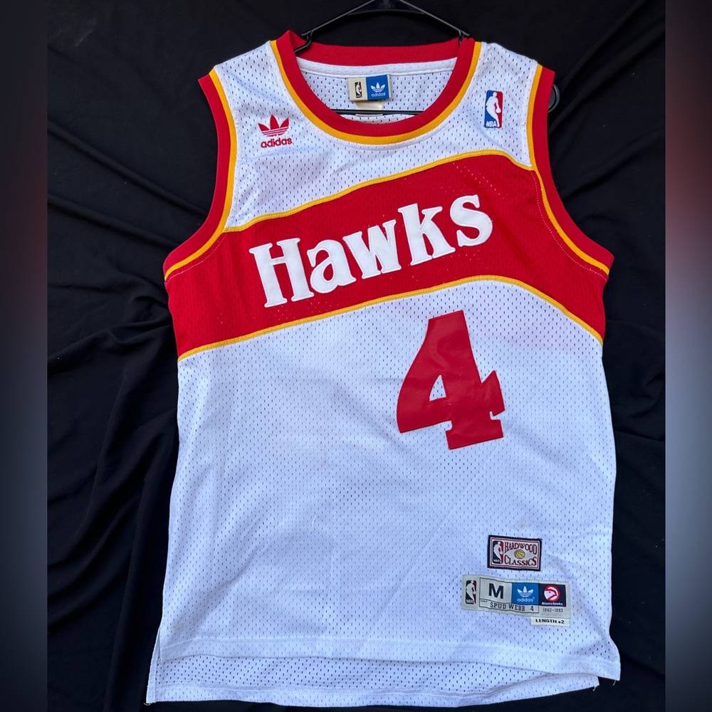 Aidias NBA Hardwood Classics Spud Webb Atlanta Hawks jersey